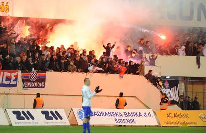 Šibenik za utakmicu s Hajdukom zabranio ulaz na tribinu Zapad navijačima iz drugih županija