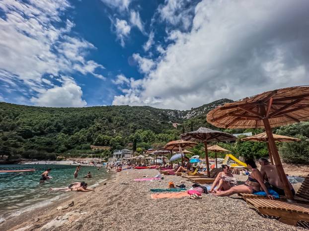 Uvala Pupnatska Luka na otoku Korčuli