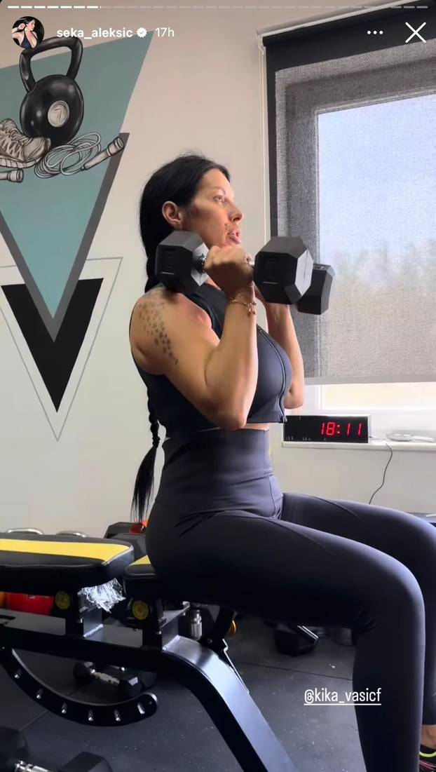 FOTO Seka Aleksić izgubila je 14 kilograma, evo kako trenira...