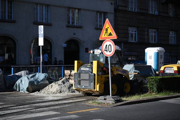 Zagreb: Radovi na tramvajskoj pruzi u Zvonimirovoj zaustavljeni zbog toplinskog vala