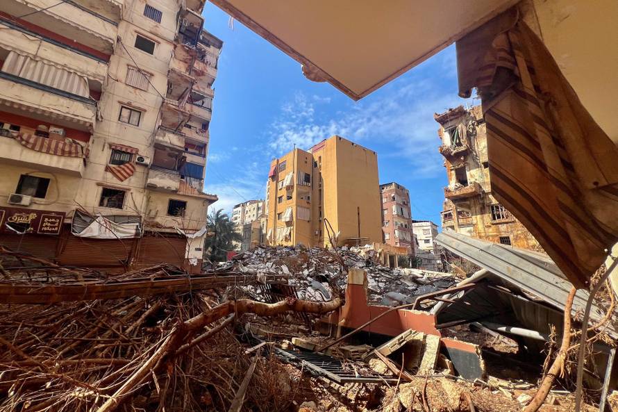 Aftermath of Israeli strikes in Beirut