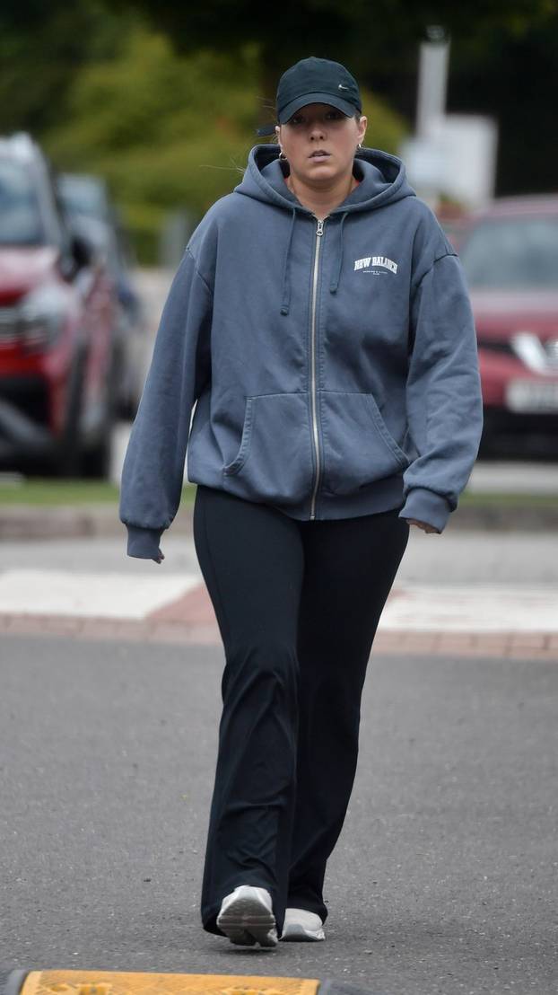 EXCLUSIVE: ** EMBARGO: Strictly No Web Permitted Before 11:30 BST 3rd Jul 2024 **  Shamed School Teacher Rebecca Joynes Visits A Retail Park In Chester During Her Final Days Of Freedom - 28 Jun 2024