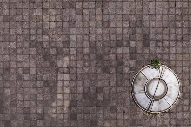 Sarajevo: Pogled iz zraka na dvoranu Skenderija