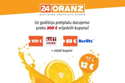 Zgrabi Oran&zcaron; za 12 &euro; i dobiva&scaron; vi&scaron;e od 300 &euro; kupona me&dstrok;u kojima su Kult Home i Berlitz!