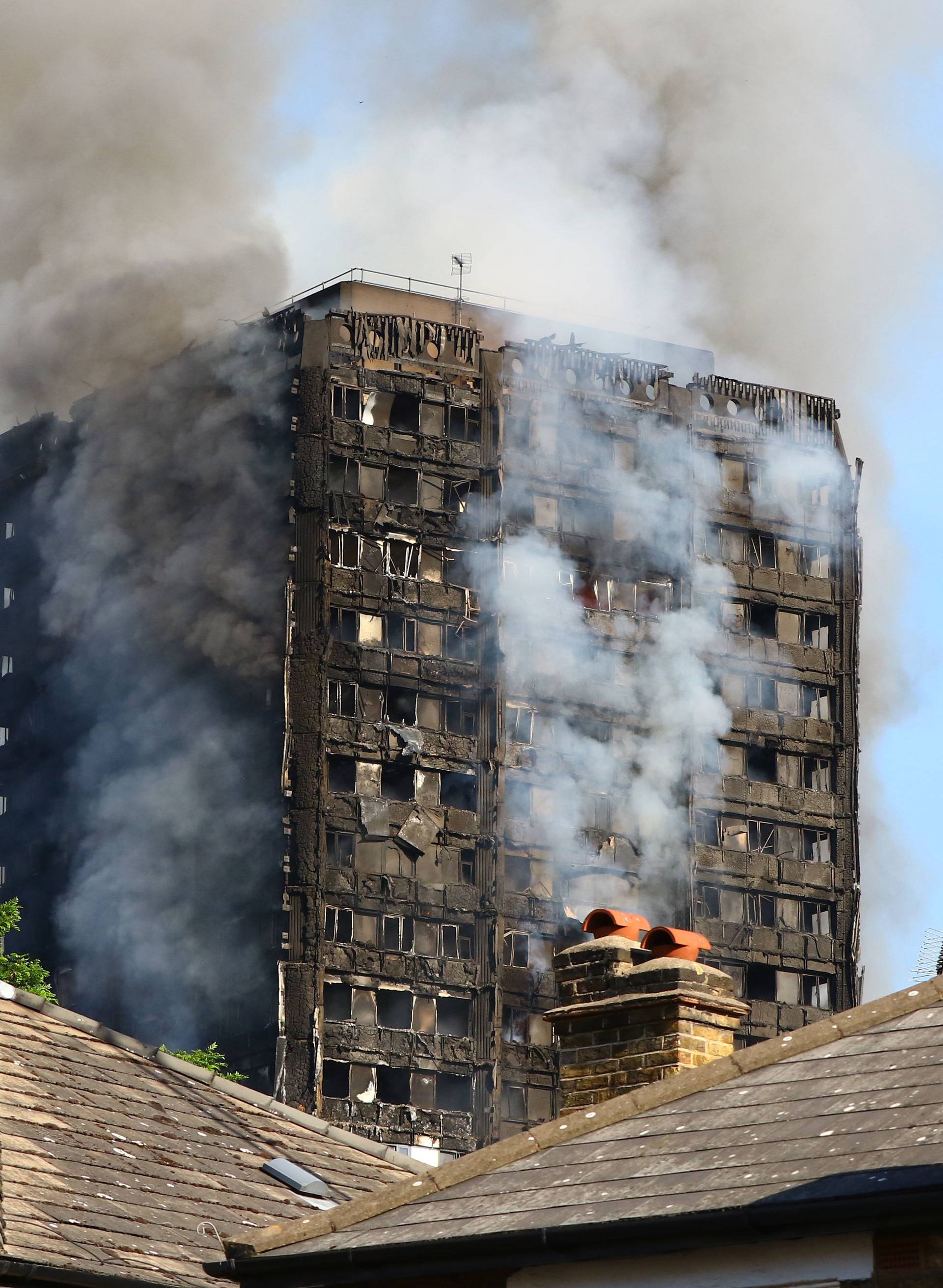 Tower block fire in London