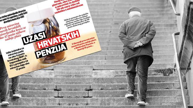 Detaljna analiza: Ovo su svi užasi hrvatskih mirovina