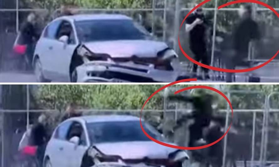 VIDEO Prolaznik superheroj! Uletio kroz prozor nadrogiranog vozača i spasio sve na trgu