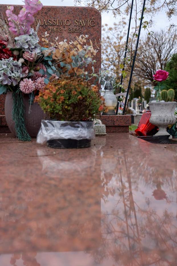 Zadar: Grob Massima Savića na 3. obljetnicu njegove smrti 