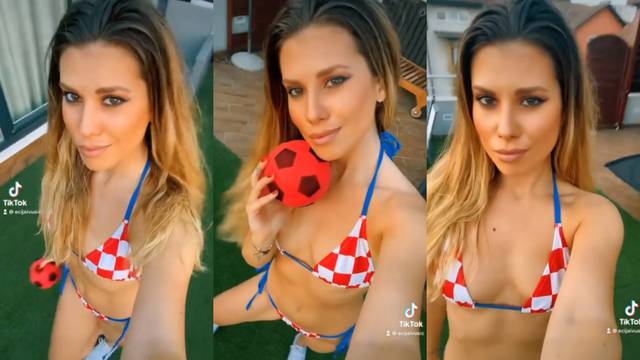 Ecija Ivušić priključila se ekipi u bikiniju na kockice: 'Ajmo naši'