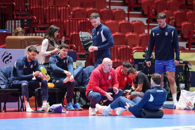 Malmo: Trening hrvatske reprezentacije uoči sutrašnje utakmice protiv Švicarske