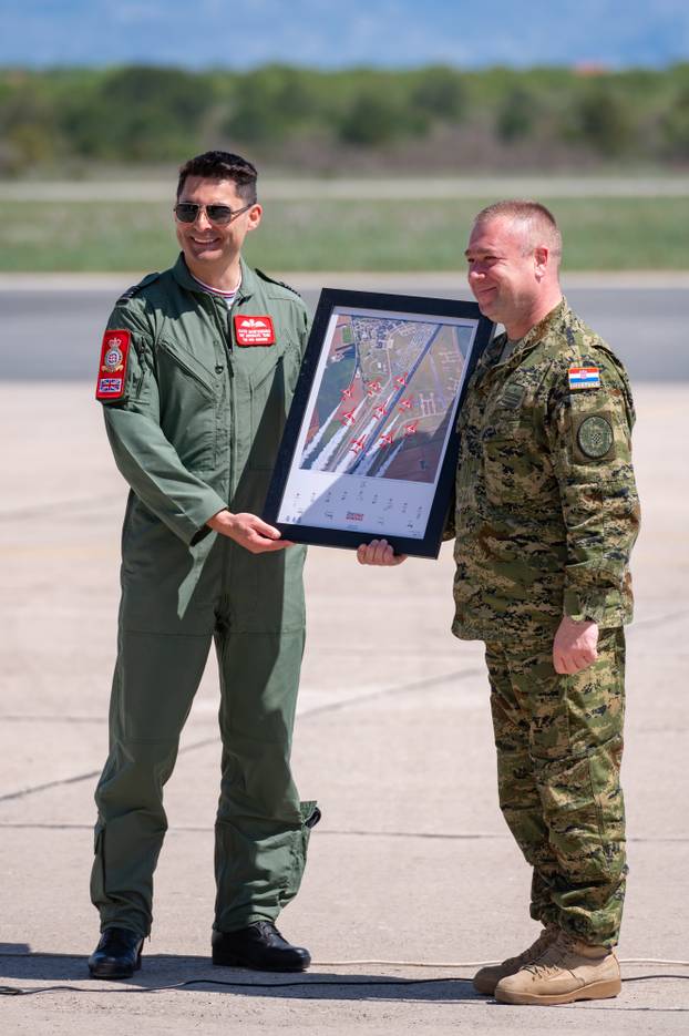 Zadar: Krila Oluje i akrobatska grupa Britanskog ratnog zrakoplovstva predstavili letačke programe