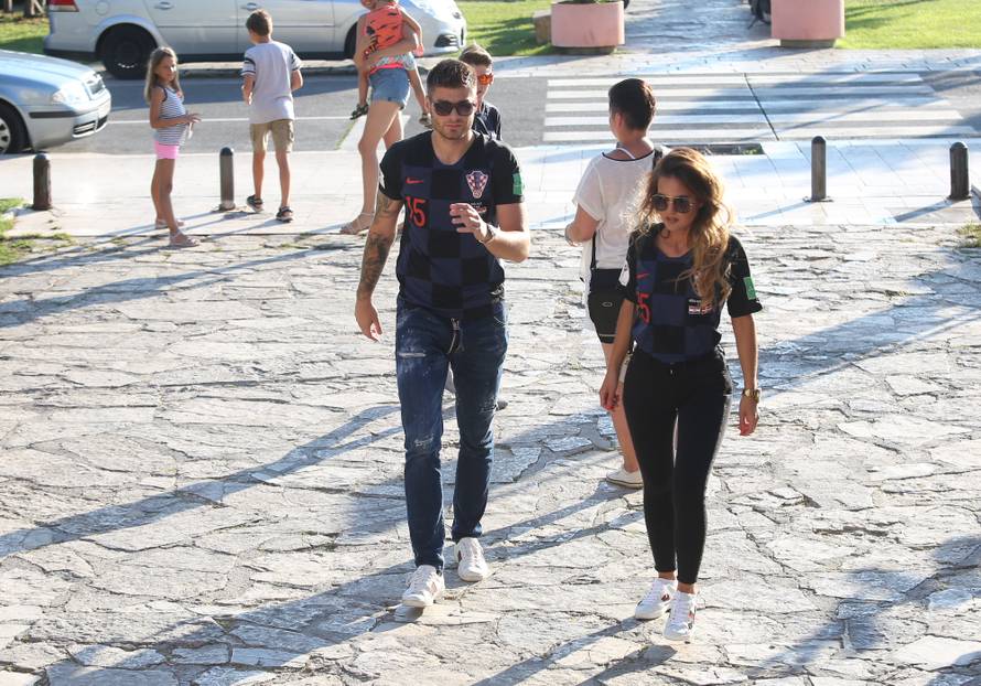 Duje došao na prijem u pratnji svoje vatrene djevojke Adriane