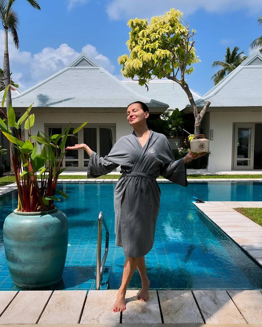 Nina Badrić uživa na lokaciji sa snimanja serije 'Bijeli lotos'