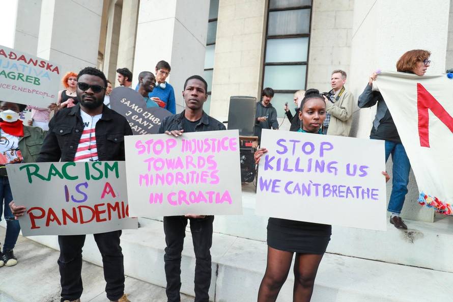 Zagreb: Prosvjedna inicijativa protiv policijskog nasilja i rasizma na Trgu žrtava fašizma