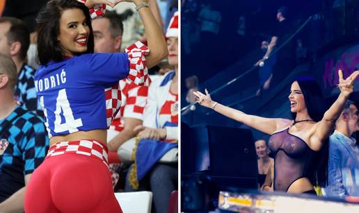 FOTO Ivana Knoll nastupa na utakmici 'vatrenih' u Americi!