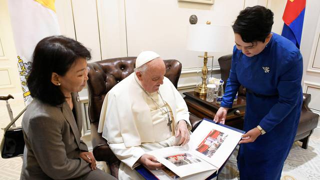 Pope Francis' visits Mongolia