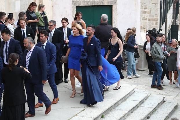 ARHIVA - 2024. Dubrovnik: Vjenčanje Nicole Artukovich i Liama Stewarta u crkvi sv.Ignacija