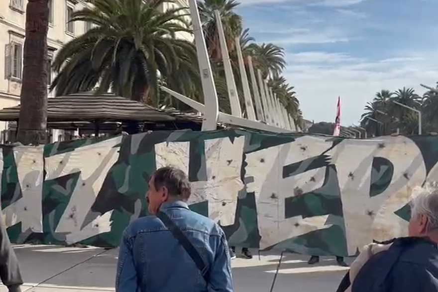 Split prosvjed na Rivi