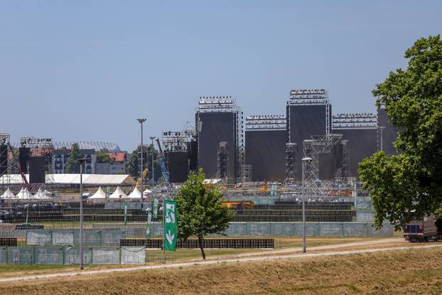 Zagreb: Radovi na hipodromu uoči koncerta Marka Perkovića Thompsona