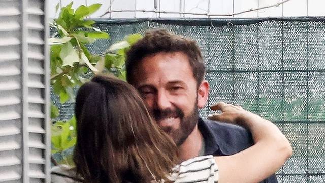 *PREMIUM-EXCLUSIVE* *MUST CALL FOR PRICING* The American Actor Ben Affleck pictured arriving in Florence by private jet where he met with ex and fellow actor Jennifer Garner with their children out in Florence.