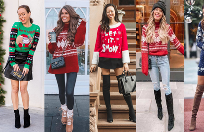 'Ružni' božićni džemperi su opet hit: 20 ideja kako ih kombinirati