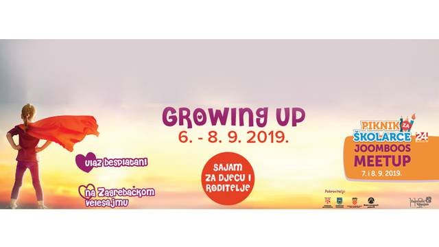 GROWING UP – veseli vikend! Svi  na Velesajam!