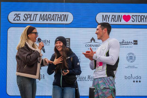 Na 25. Splitskom maratonu dogodila se prosidba