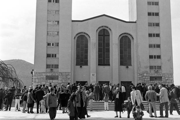 Međugorje - jedno od najpoznatijih katoličkih hodočasničkih odredišta, 27.1.1991.