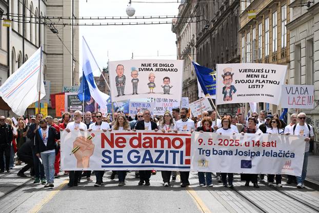 Zagreb: Great Protest of Educational Union