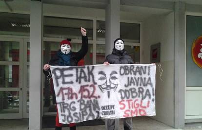 Anonymous i Occupy Croatia zauzimaju trgove 15. veljače