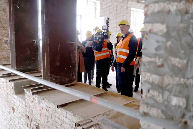 Zagreb: Gordan Jandroković obišao zgradu Hrvatskog sabora koja se obnavlja