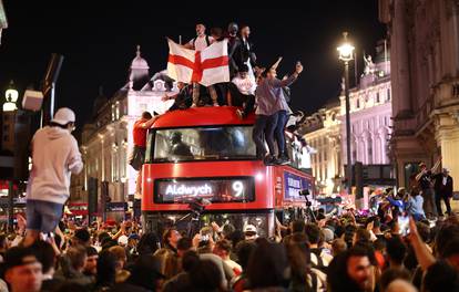 Euro 2020 - Fans gather for England v Denmark