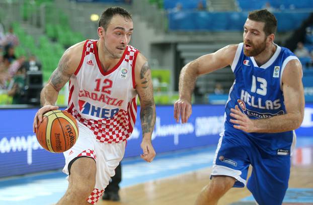 Ljubljana: Eurobasket 2013., drugi krug, Hrvatska - Gr?ka