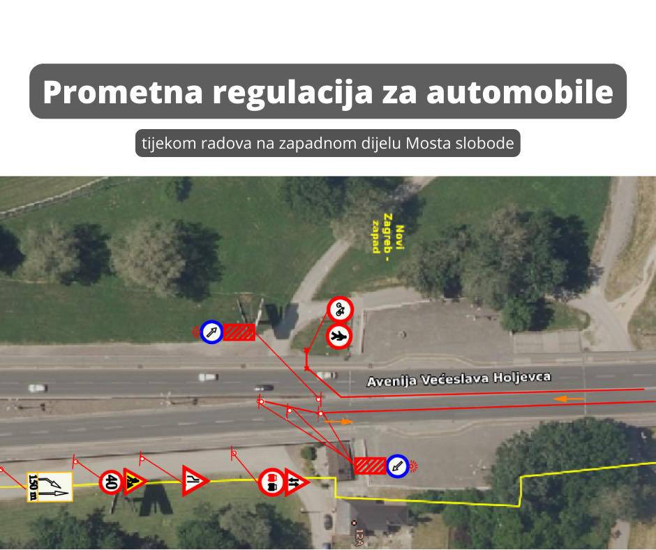 FOTO U utorak počinju radovi na Mostu slobode u Zagrebu: Ovo je nova regulacija prometa