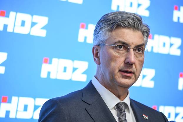 Zagreb: Izjava premijera Andreja Plenkovića nakon zajedničke sjednice Predsjedništva i Nacionalnog odbora HDZ-a