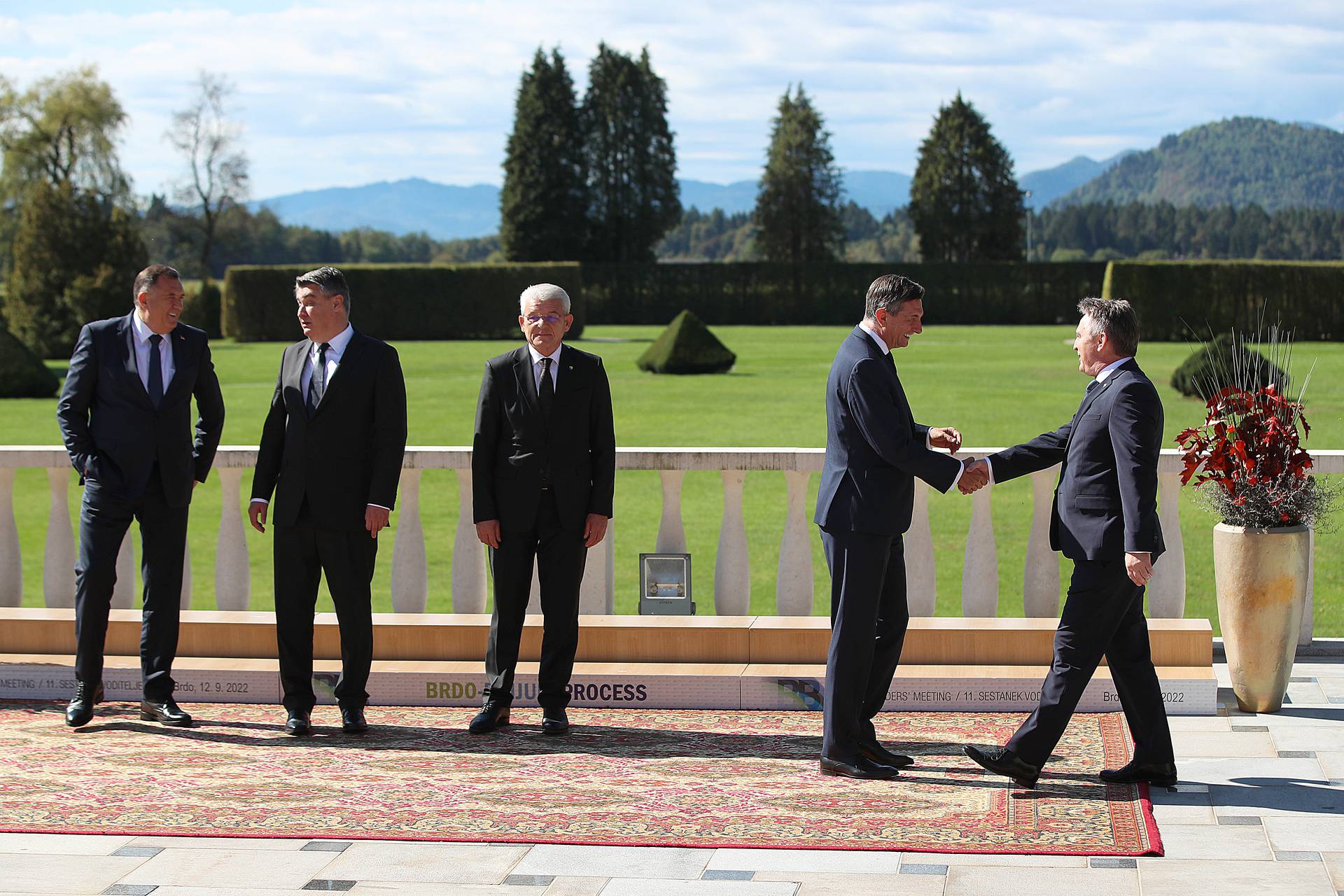 Milanović i Pahor sastali se kao supredsjedatelji Procesa Brdo-Brijuni te ugostili kolege