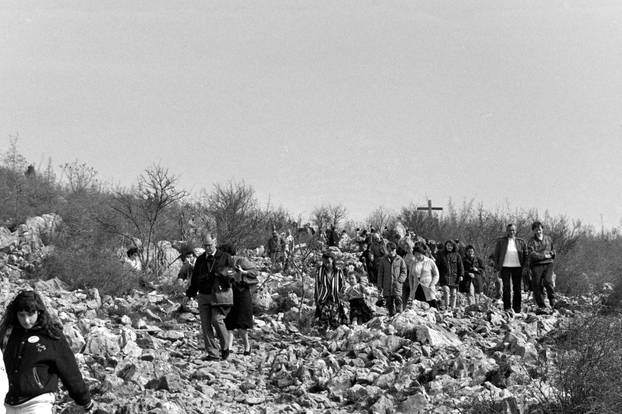 Podbrdo, mjesto ukazanja Gospe u Međugorju, 27.1.1991.
