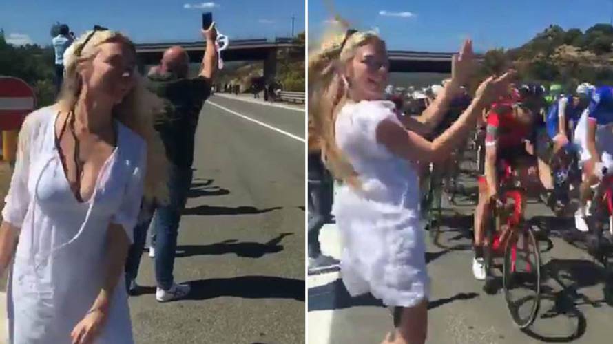 Playboyeva zečica u haljinici uz stazu: Centimetri do katastrofe