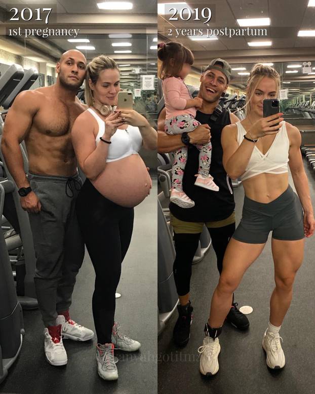 FOTO Dizala sam 140 kila u 8. mjesecu trudnoće: Evo kako sam transformirala svoje tijelo