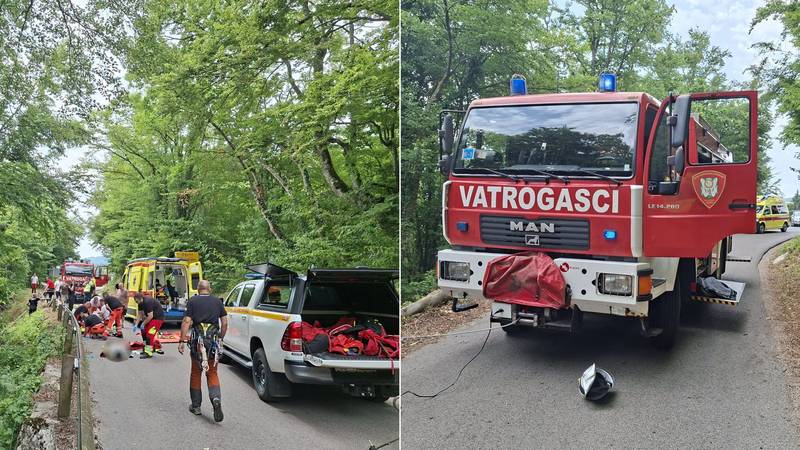 'JEDNA OD NAJTEŽIH AKCIJA!' Ovako su spasili ljude iz vozila koje je visjelo nad provalijom