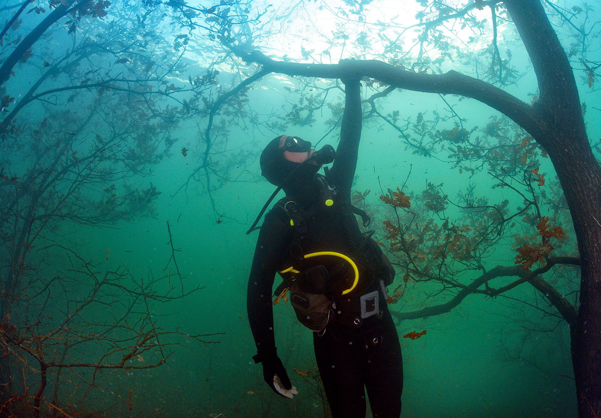 Krški fenomen: Nakon jače kiše jezero zarobi selo pokraj Rijeke