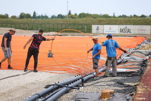 Radovi na Gradskom stadionu u Velikoj Gorici
