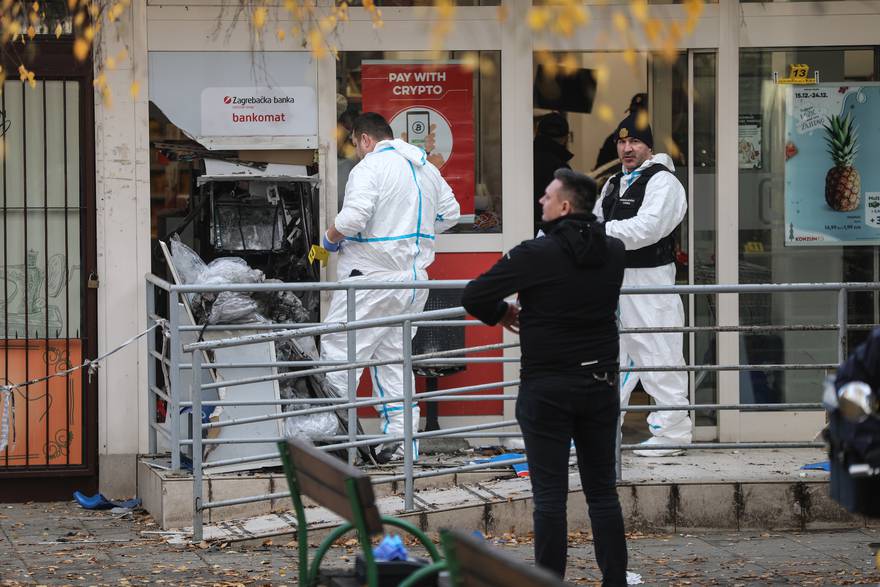 Noćas raznesen bankomat u Zagrebu
