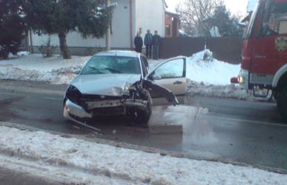 Sudarili se u Koprivnici, oba vozača lakše su ozlijeđeni