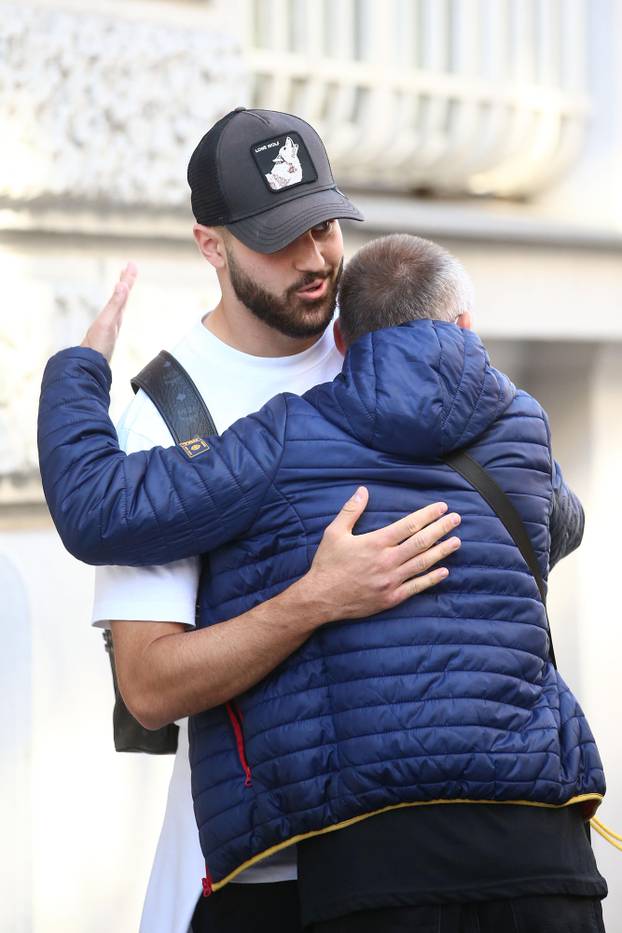 Zagreb: Okupljanje hrvatske nogometne reprezentacije