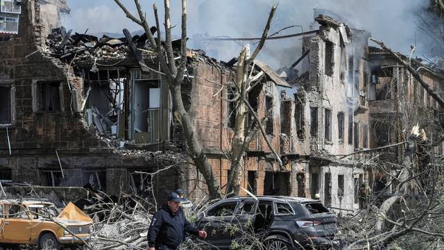 Missile attack on Dnipro