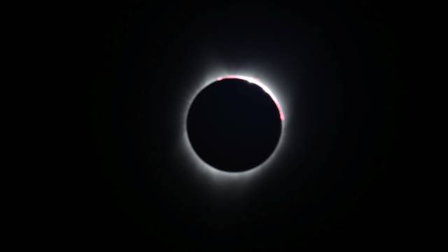 Solar Eclipse from Depoe Bay, Oregon