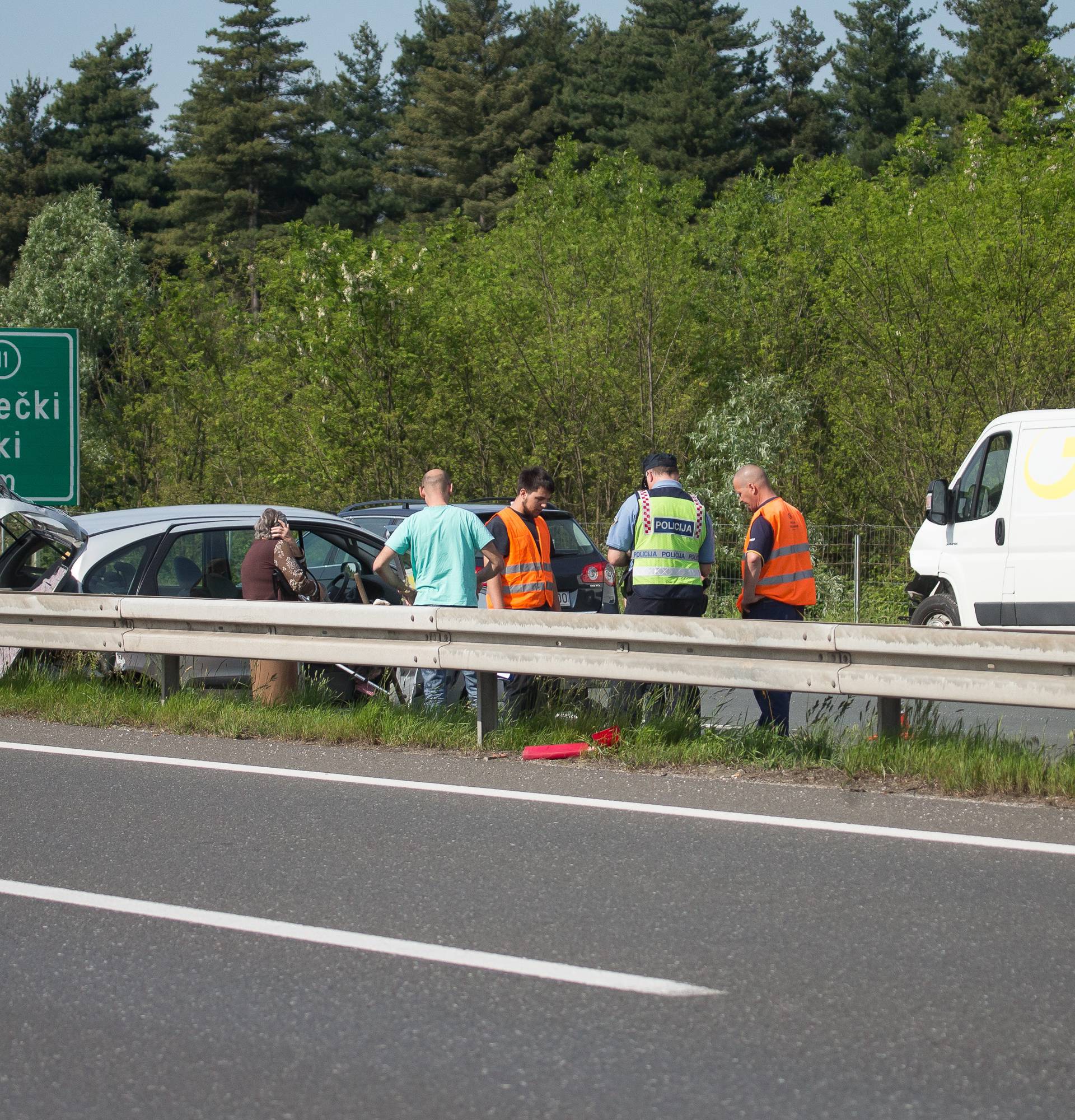 Sudar četiri automobila na A4: Još se ne zna ima li ozlijeđenih