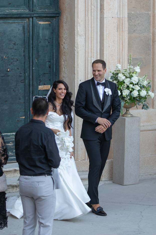 Zrinka Šahurić i Bojan Bogdanović vjenčali su se u Dubrovniku 