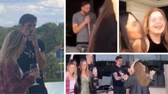 Baš pred derbi: Procurio video partyja na kojem su Vrsaljko i Grbić, a Savić i Oblak puše...